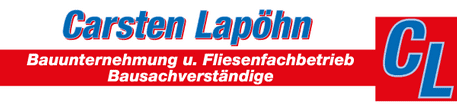 Bauunternehmen, Fliesenfachbetrieb, Carsten Lapöhn, Neubau, Umbau, Anbau, Abbrucharbeiten, Altbausanierung, Bodenbelag, zuverlässig